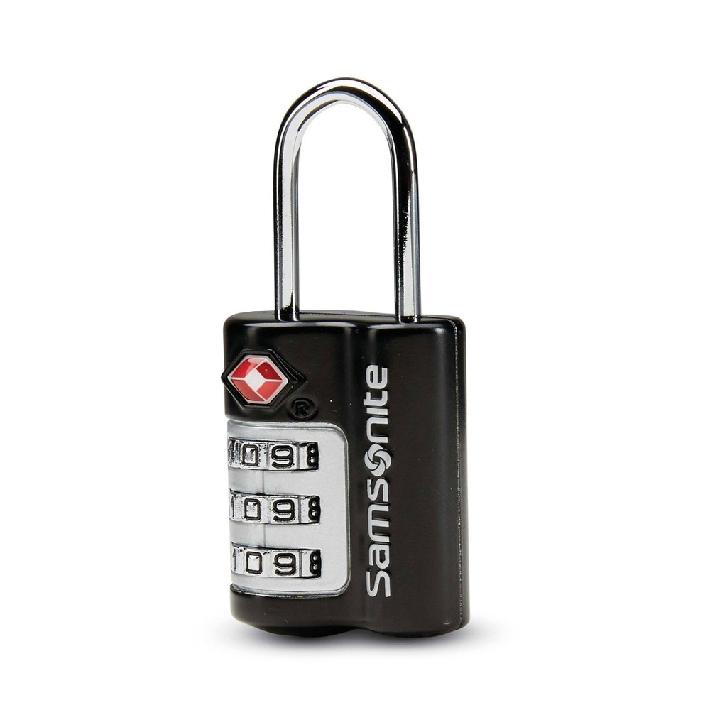 Samsonite 3 Dial Travel Sentry Combination Lock Black