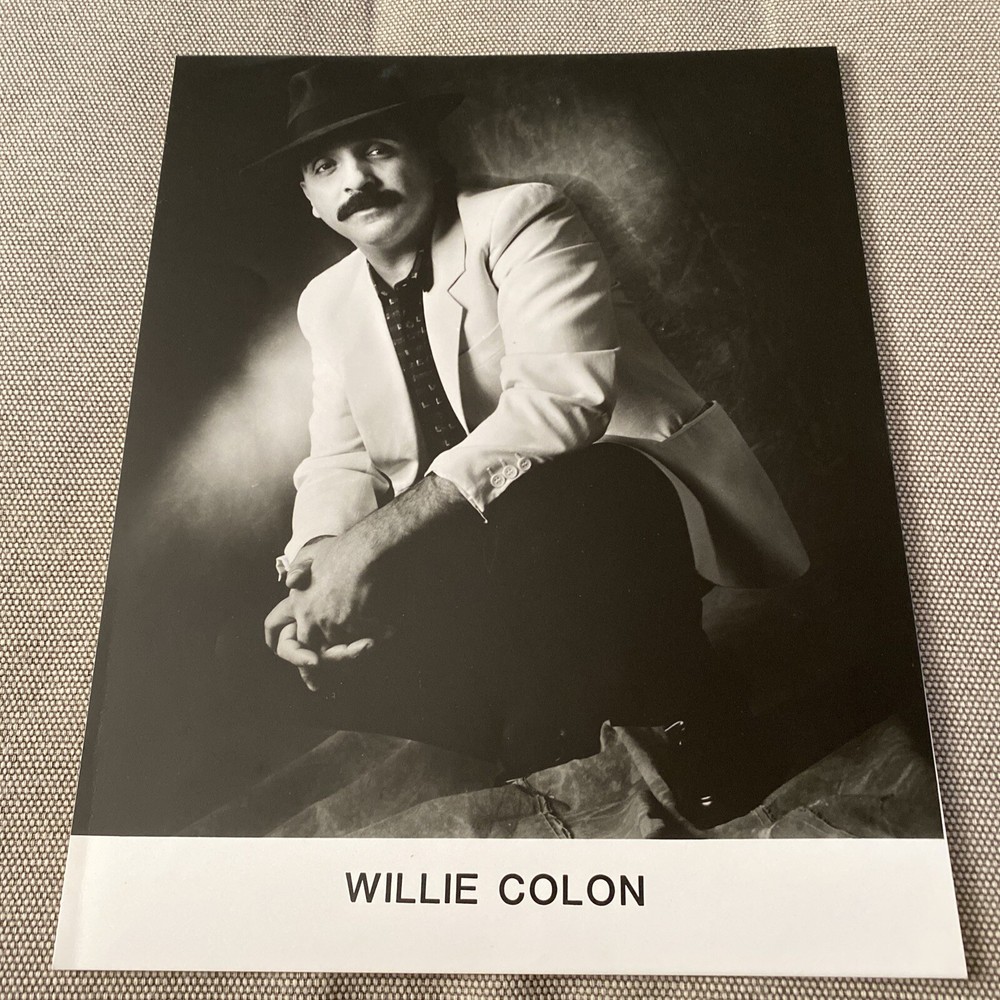 Willie Colon Press Photo 8x10”.
