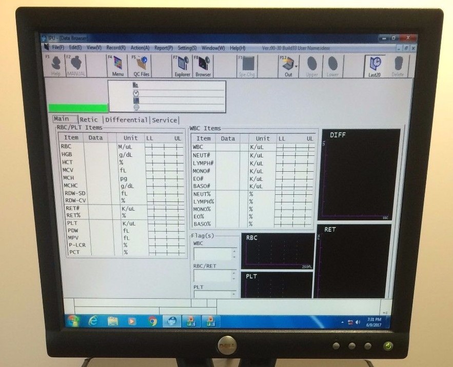 IDEXX Information Processing Unit IPU: ProCyte Dx Hematology Analyzer PC Station