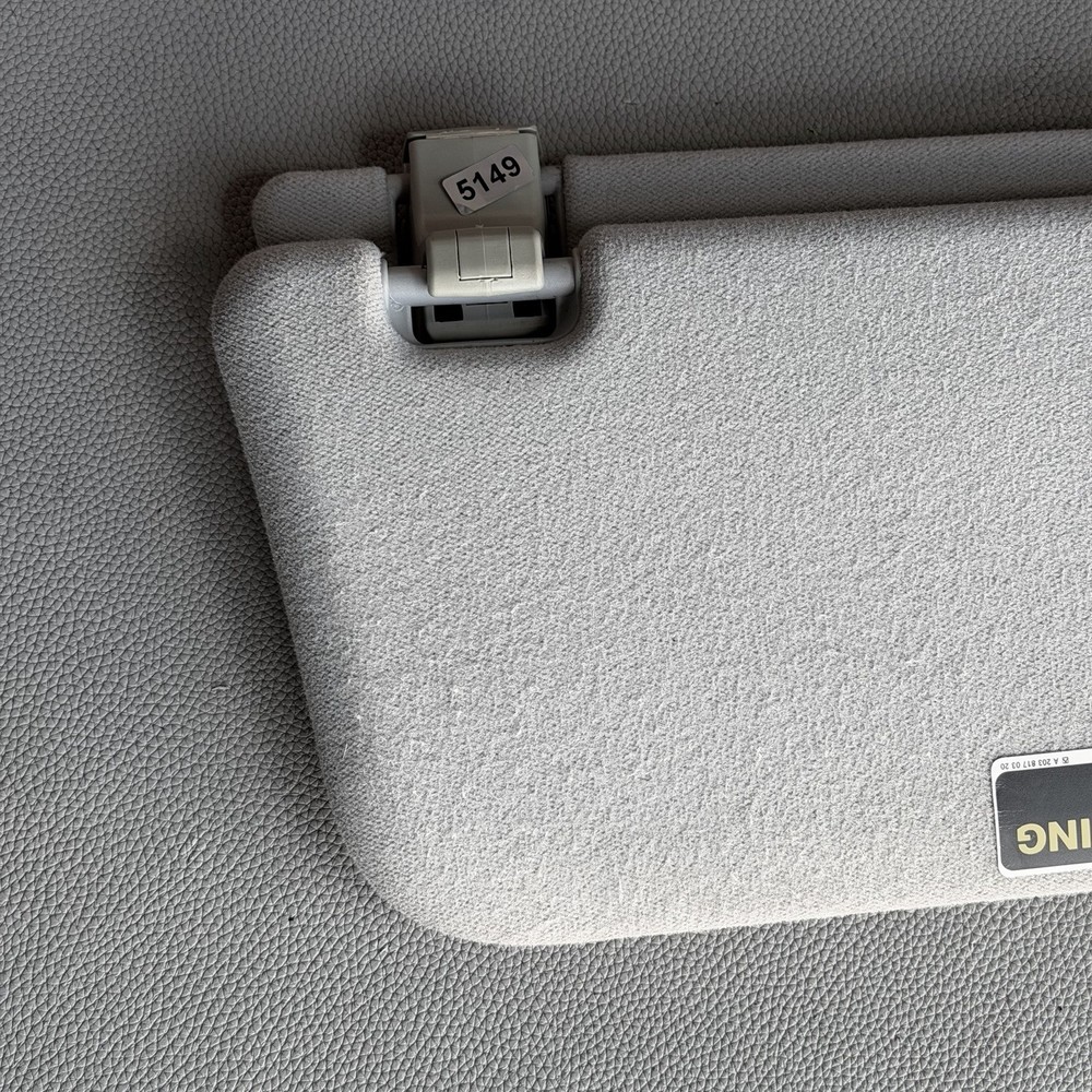 Sun Visor 2003-09 Mercedes W211 E320 E350 E500 E550 E55 AMG Gray OEM