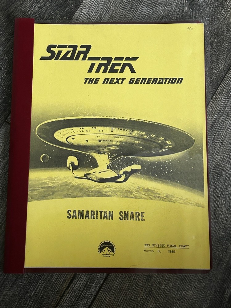 STAR TREK Script The Next Generation Samaritan Snare 3rd Revised Final Draft