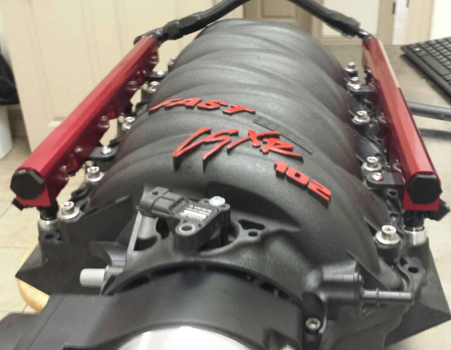 FAST 102 & 92 Steam Vent Kit Complete LS1 LS6 LS3 Coolant Crossover BLK SV102BN