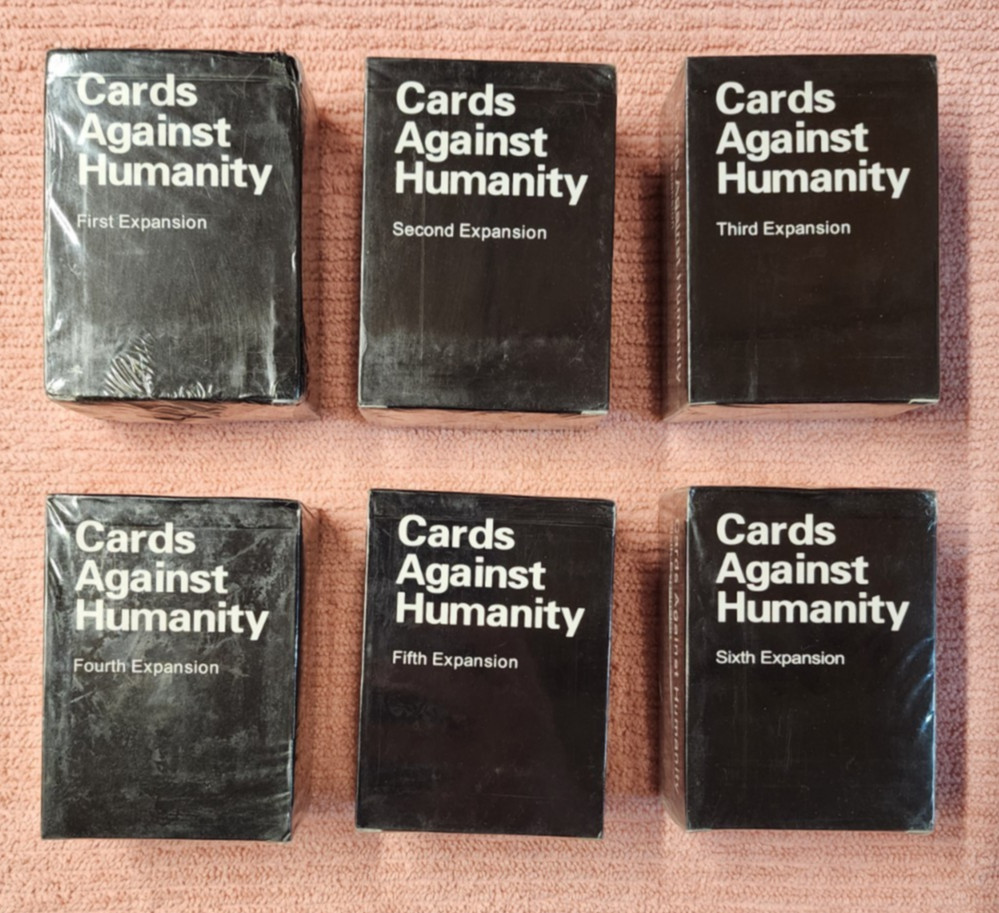 🔥Cards Against Humanity Expansion Packs 1 - 6 Lot Adult Party Decks NEW SEALED