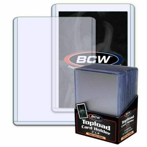 BCW 59pt Thick Card Toploader Card Holder (25 Holders Per Pack)