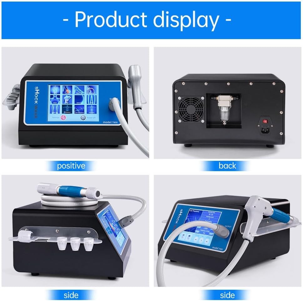 10 Bar Shockwave Therapy Machine Pneumatic Shockwave Pain Relief ED Treatment