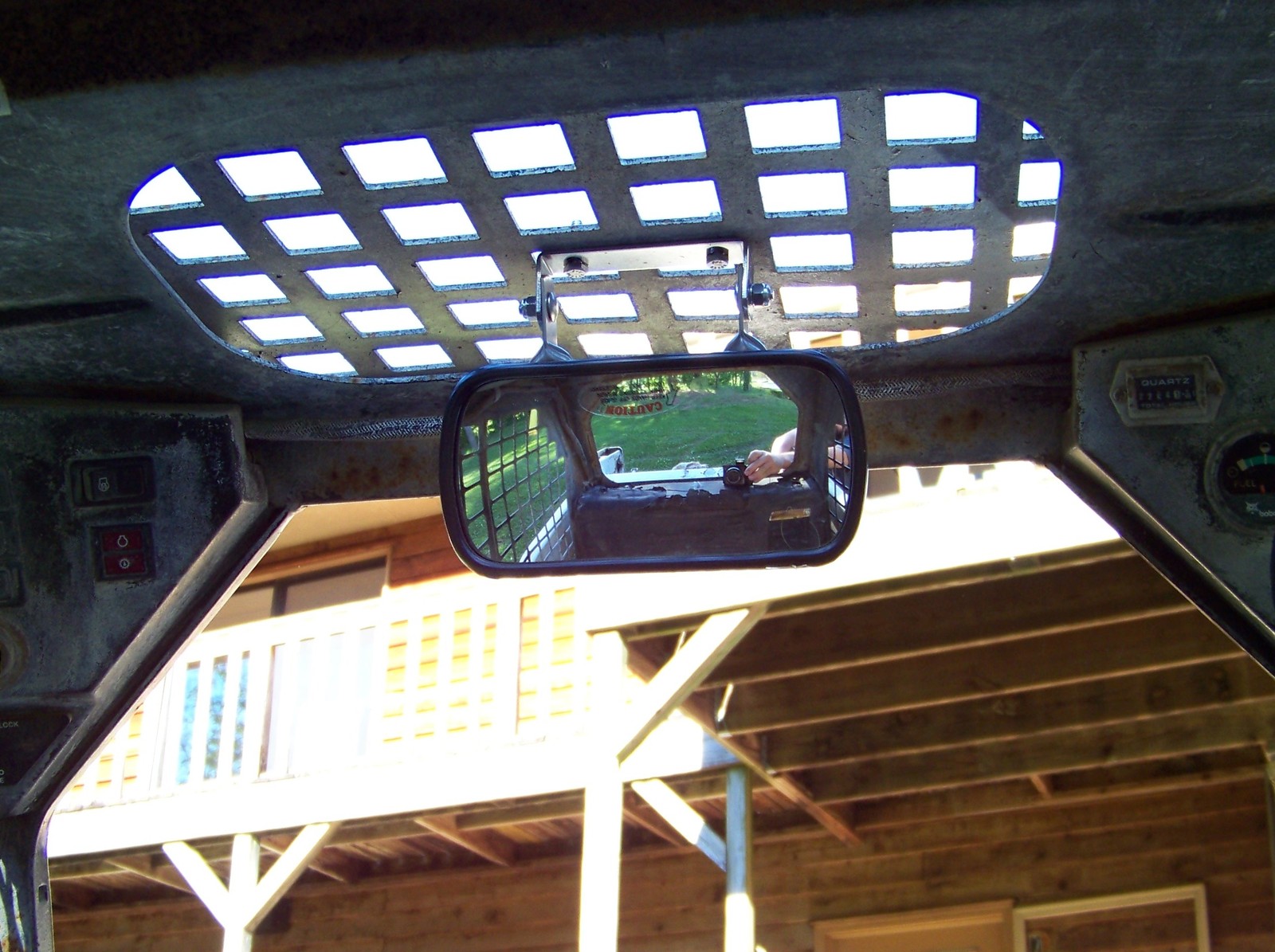 WIDE ANGLE MIRROR SKIDSTEER Equipment Loader Skid Steer Fits cat bobcat gehl etc