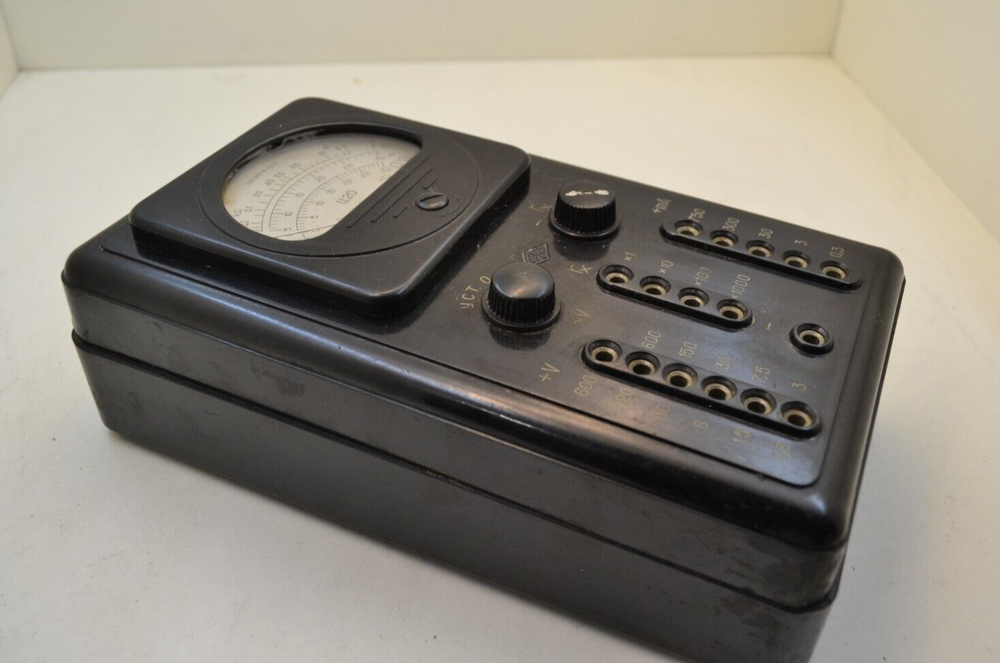 Vintage electrical measuring instrument from 1965