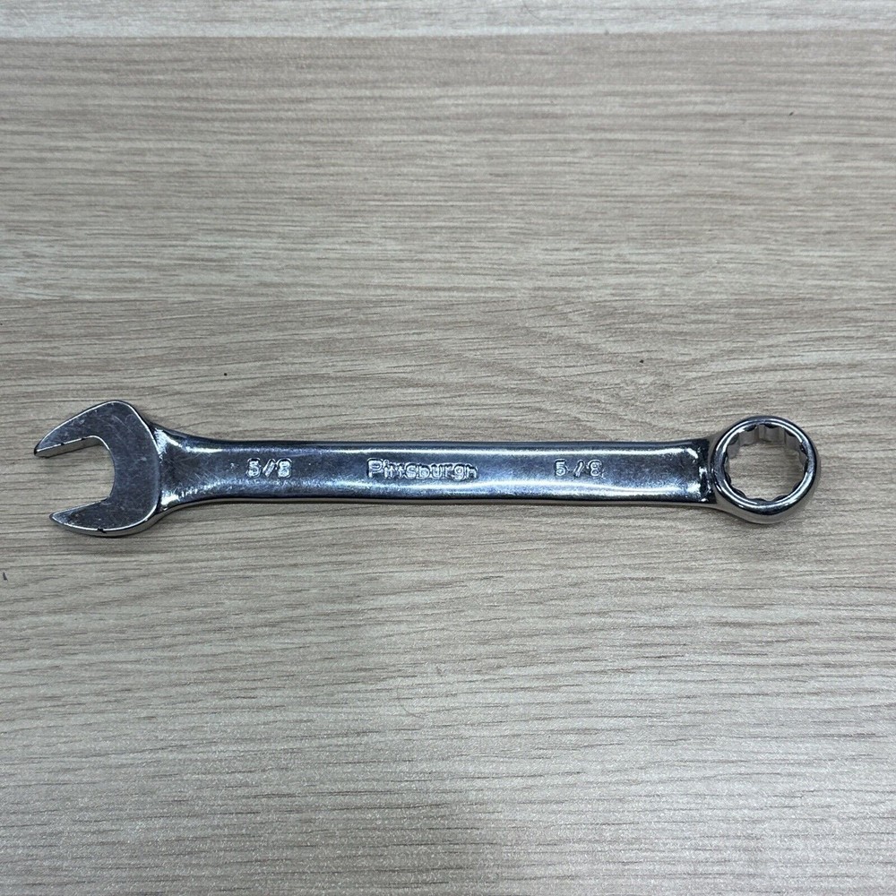 Pittsburgh 5/8” Combination Wrench SAE Chrome Vanadium