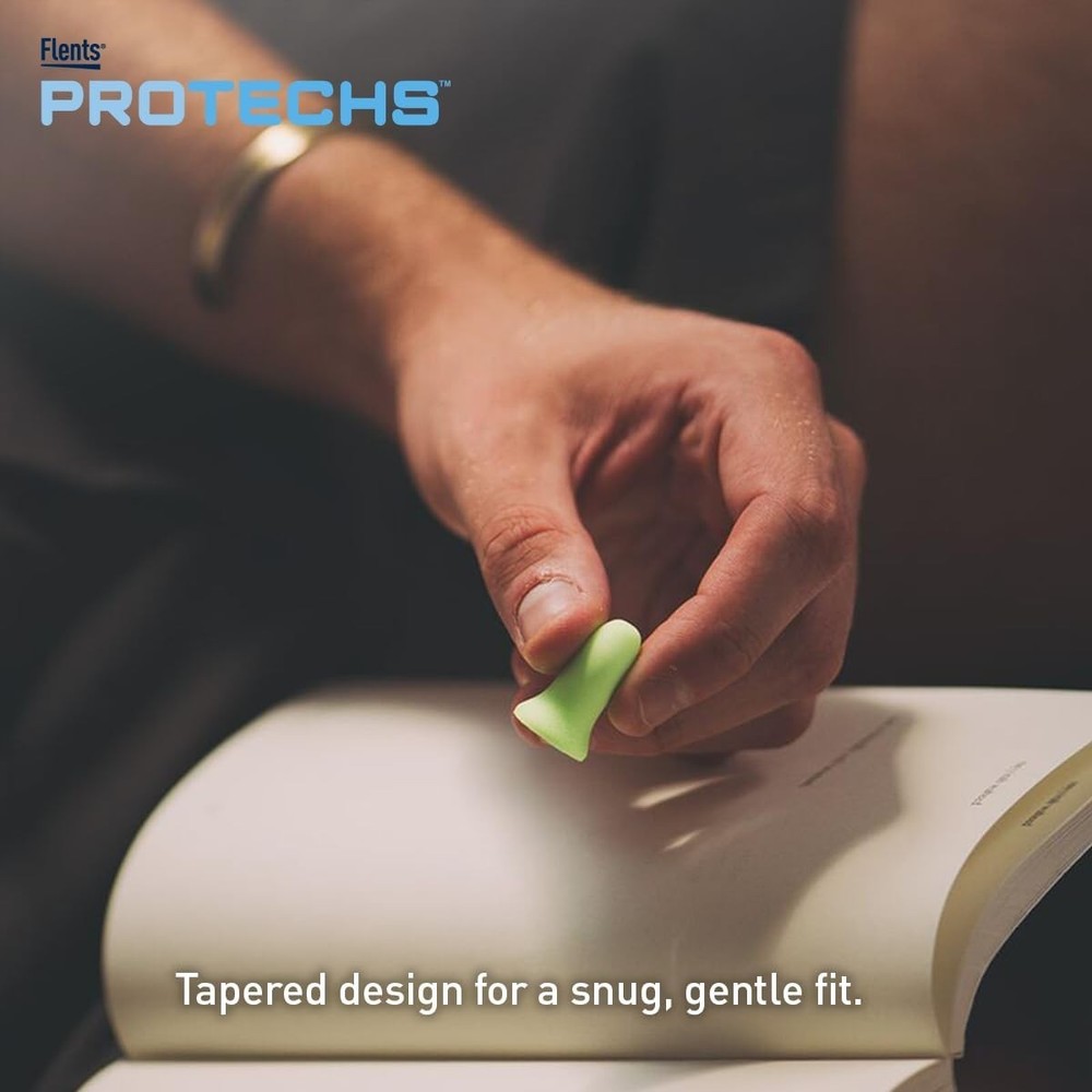 Protechs Foam Ear Plugs, 10 Pair with case Sleeping, Snoring, Loud Noise, Tra...