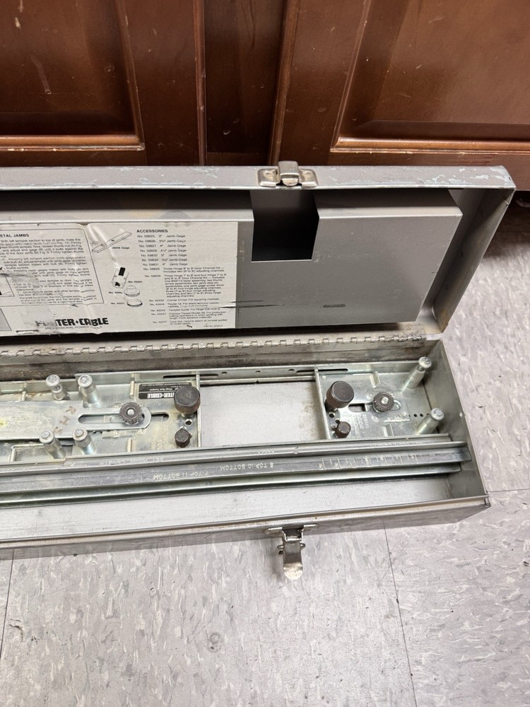 Porter Cable Hinge Butt Template Kit Model #59380 With Metal Case