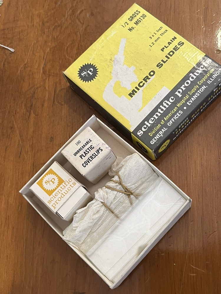 Vintage Graf Apsco Microscope with working Light c.1946