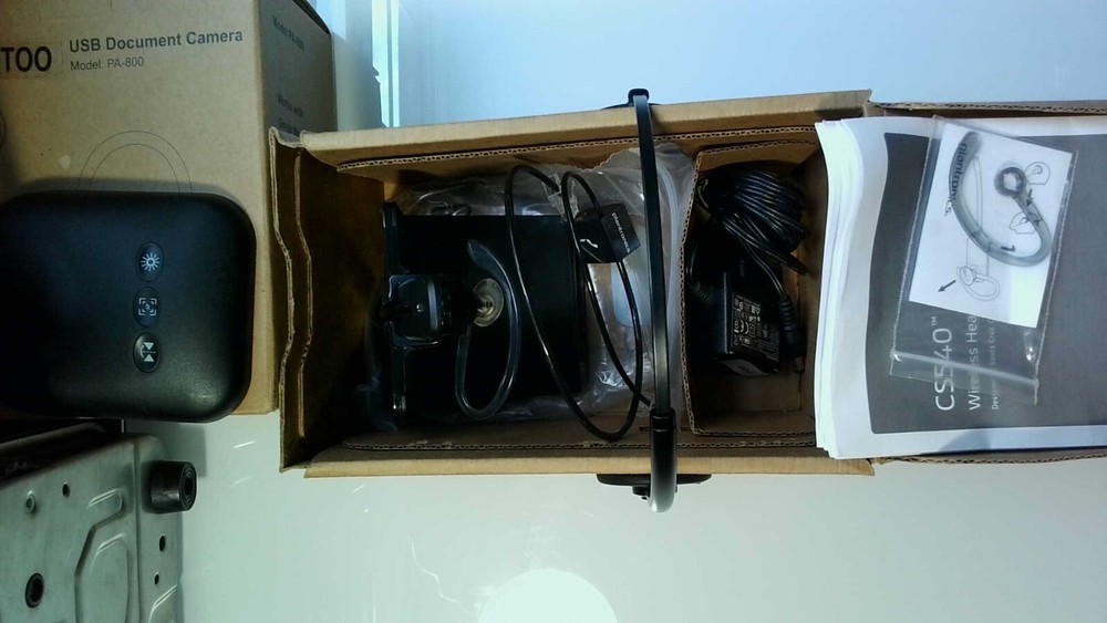 Plantronics CS540 Wireless Telephone Headset With Multi-Headset Options