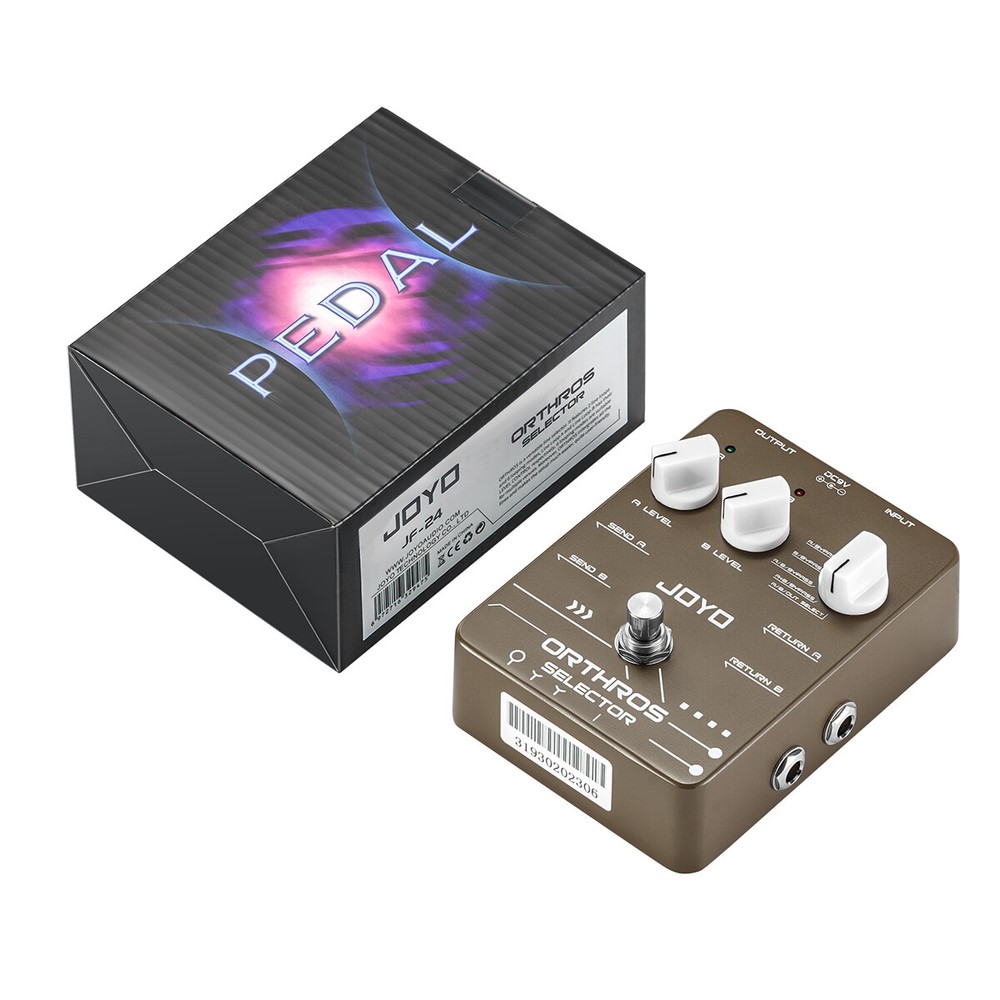 JOYO Loop Guitar Effect Pedal 6 Looping Modes 2 Line Loop JF-24 Selector Pedal