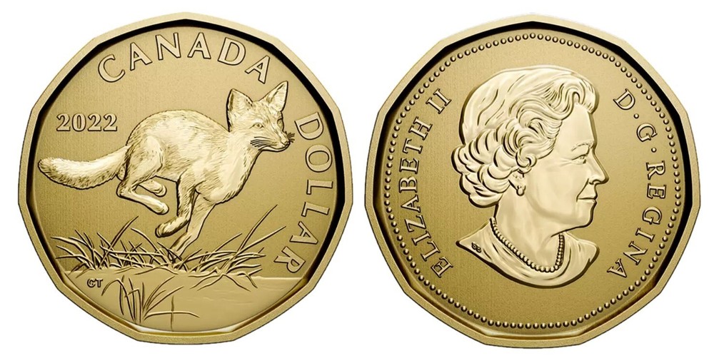 Canada 2022 - Swift Fox - Specimen Loonie!!