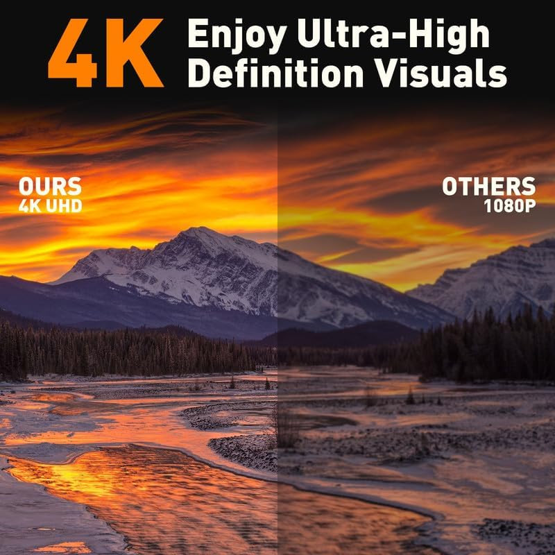 TV Antenna for Smart TV Without Cable with 560+ Miles Coverage Range,Amplified S