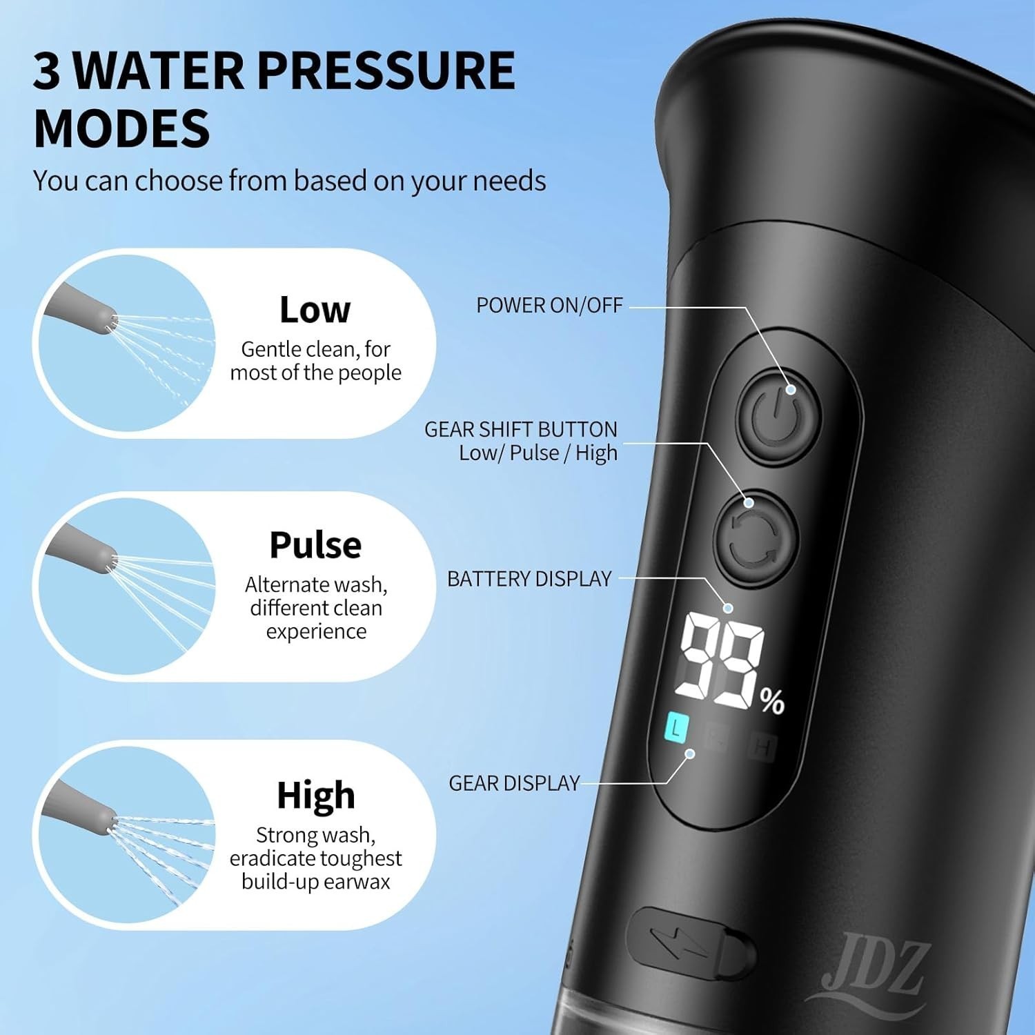 Ear Wax Removal with One-Piece Waste Tank, Powered Ear Wax Remover,12 Tips,New，a