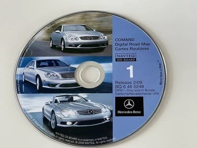 2000-2005 MERCEDES C CLK SL E G CL CLASS NAVIGATION CD 2010 VERSION OEM🟠