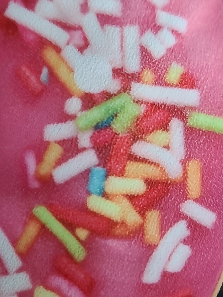 Pink Sprinkle Donut Pillow