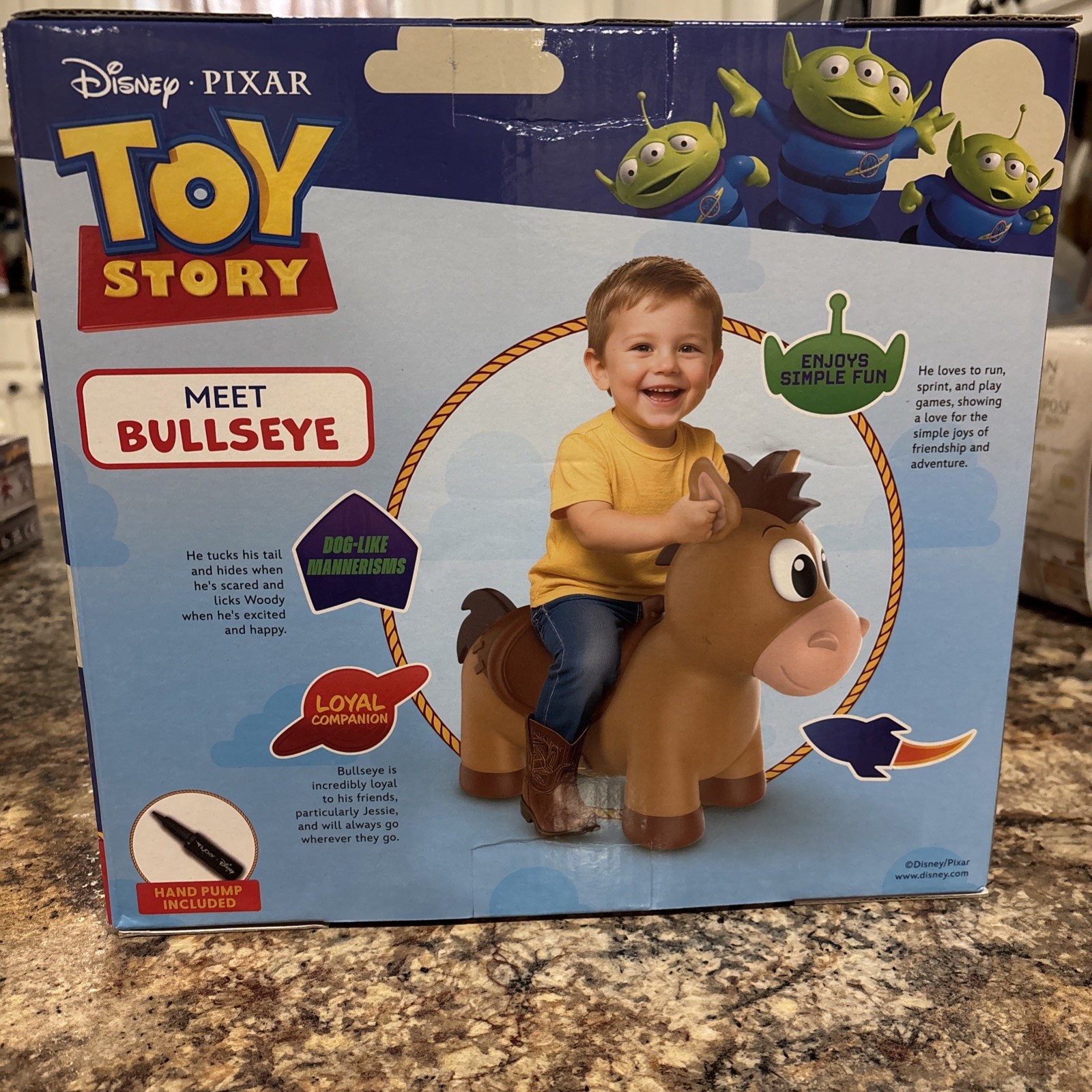 Flybar Toy Story Bullseye Animal Hopper Disney Pixar