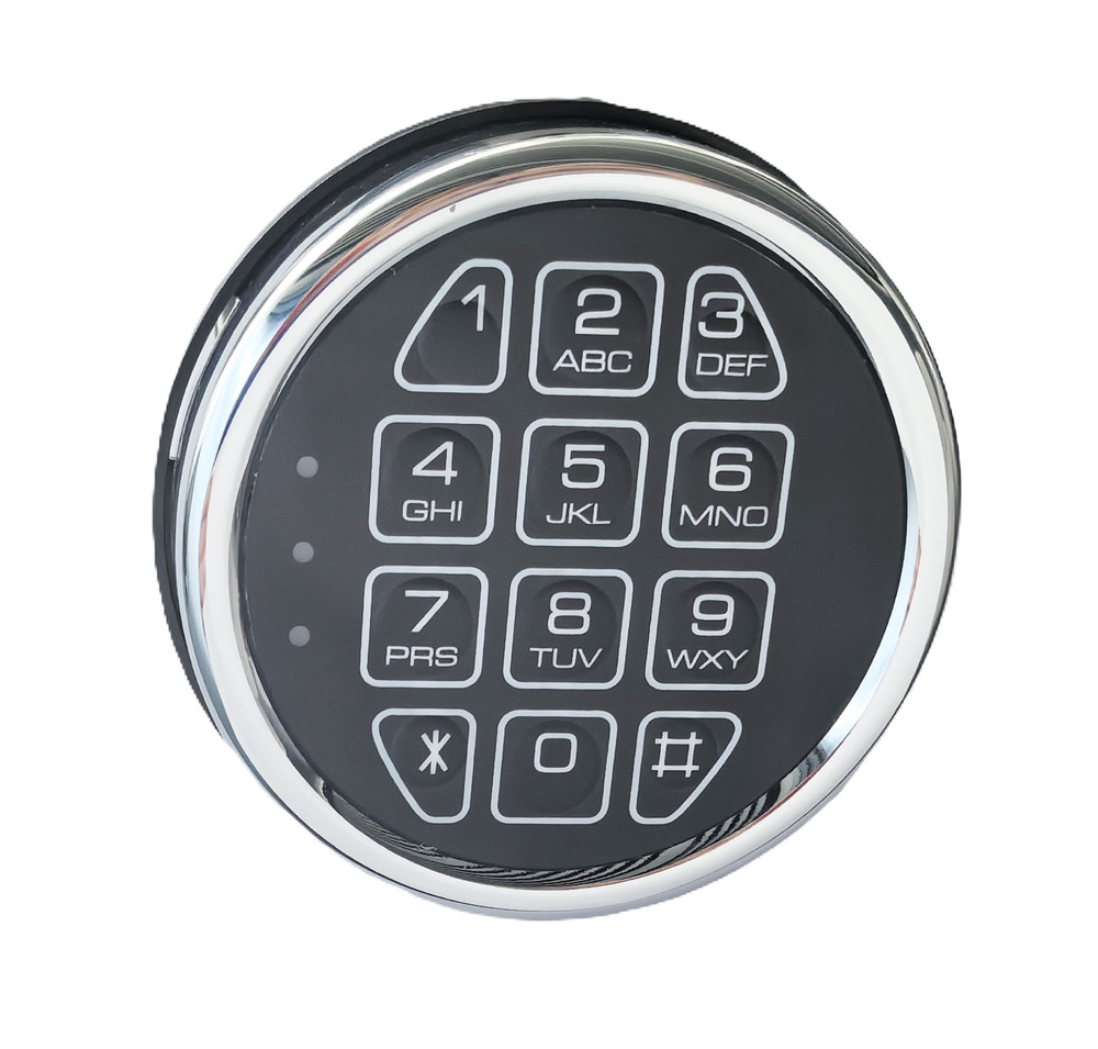Gun Safe Lock Replacement Chrome Digital Keypad DIY Swingbolt Lock For Safe Box