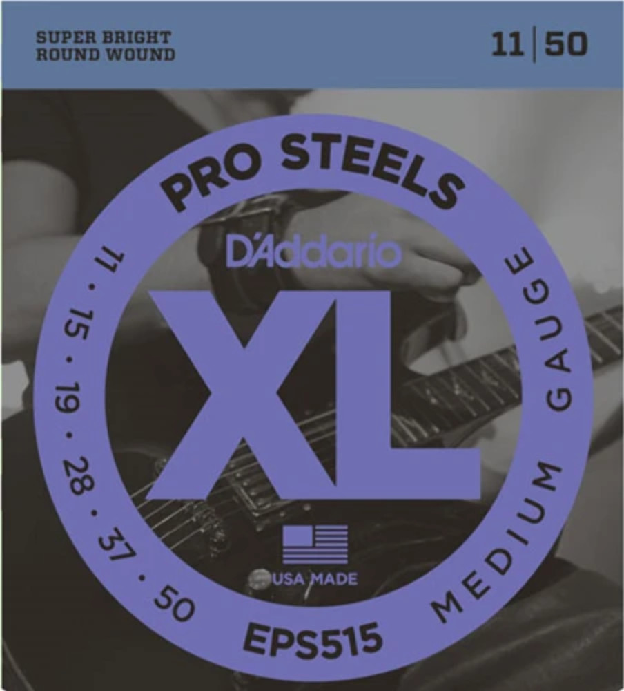 D'Addario PROSTEELS, Medium, 11-50 Electric Guitar Strings