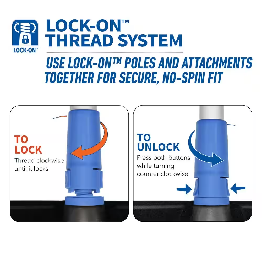 Lock-On 22 In. Foam Floor Squeegee