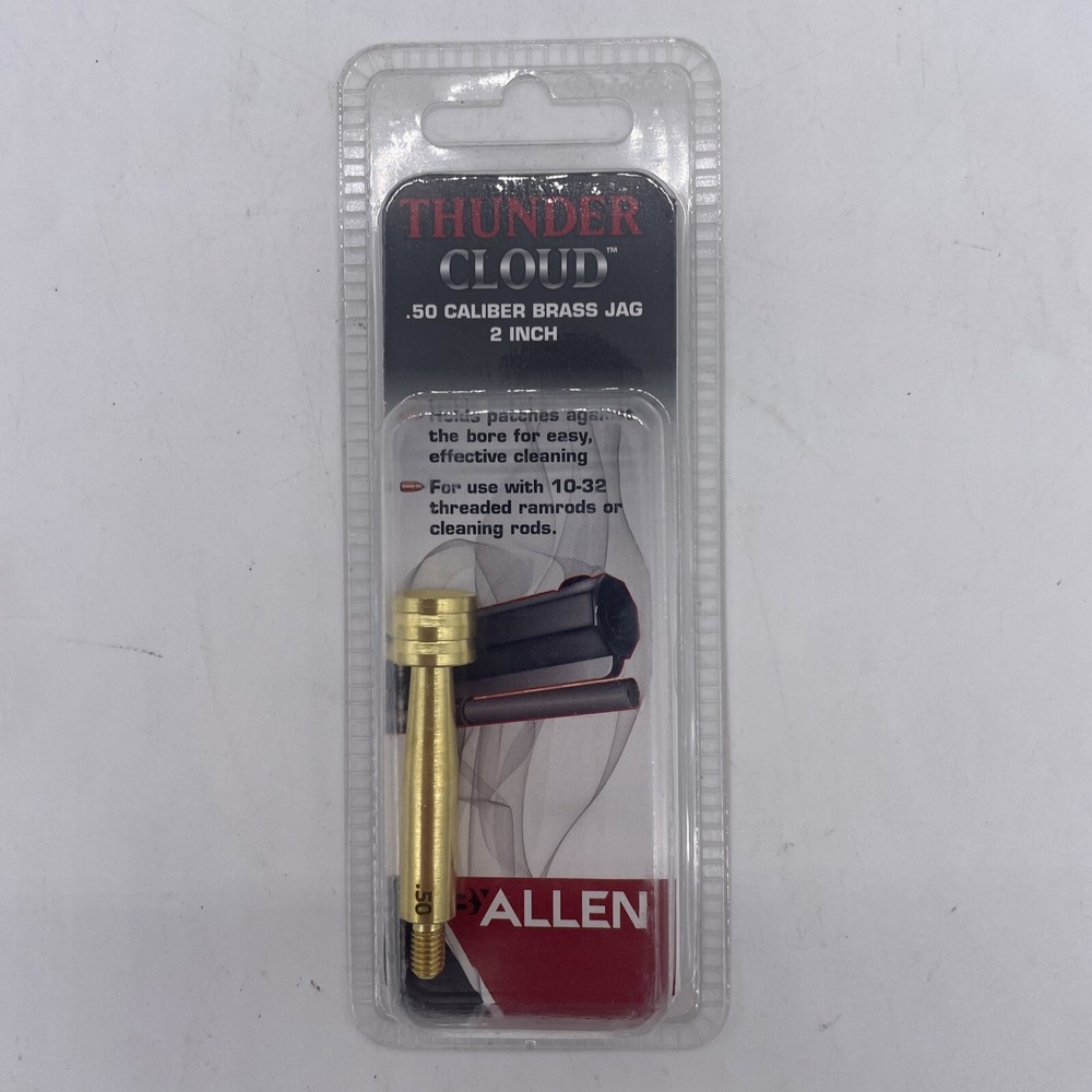 THUNDER CLOUD LOADING TIP .50 CALIBER CLEANING JAG BRASS MUZZLELOADER