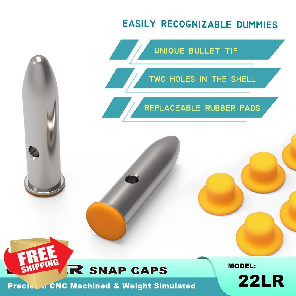 GORTAR Snap Caps Training Dummy Rounds Safe Loading Firing Practice