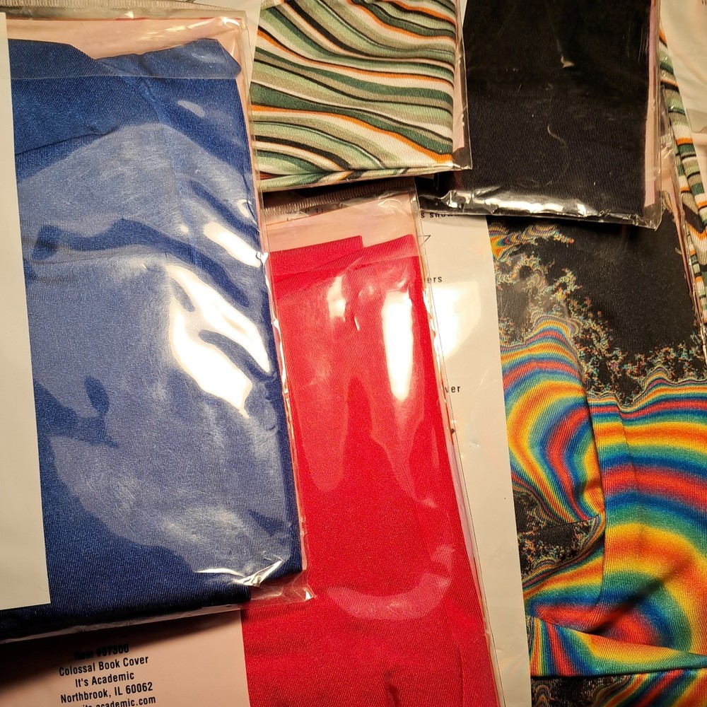 7 Stretchable Colossal Book Covers Brand New