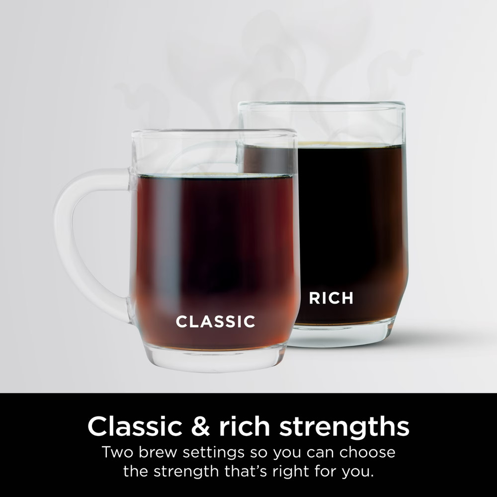 Ninja 12-Cup Programmable Coffee Brewer, 2 Brew Styles, Adjustable Warm Plate