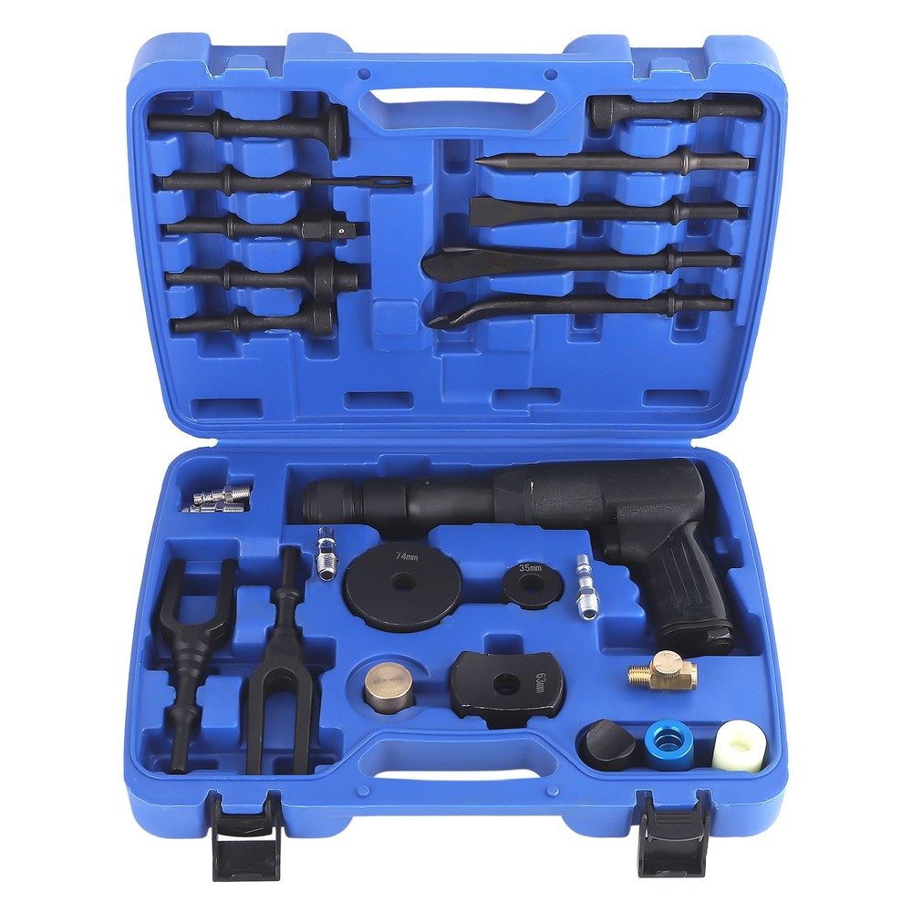 Multi-functional Air Hammer Tool Set With Case Pneumatic Hammer Piece Chisel Kit