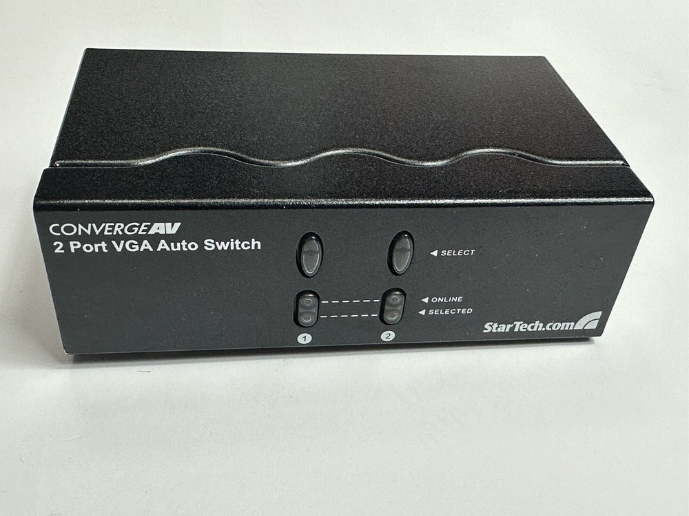 STARTECH CONVERGE AV 2 PORT VGA AUTO SWITCH ST122VGAU Startech.com