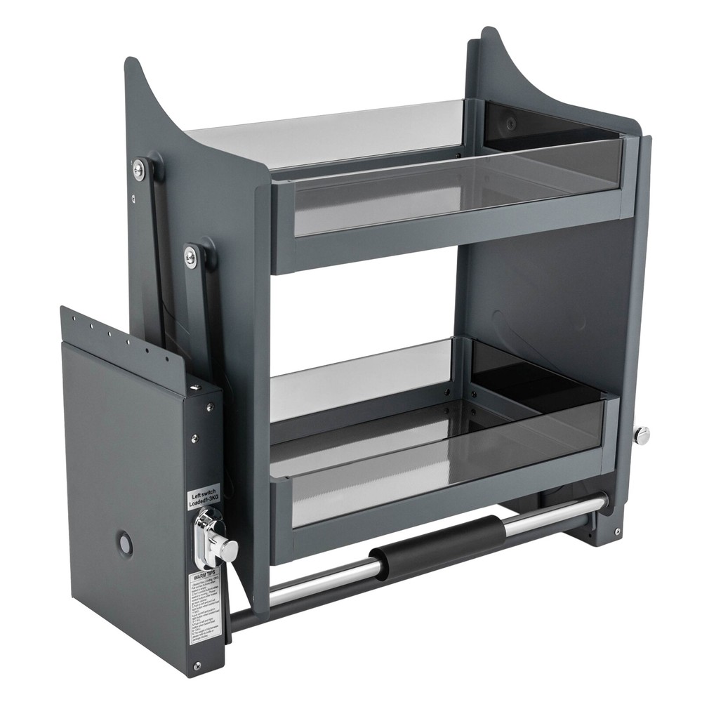 Pull Down Shelf Upper Kitchen Wall Cabinet Storage Organizer (24inch Cabinet)