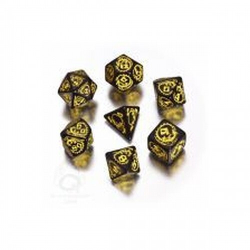 Dragon Dice (Dés ) Noir Et Jaune - 7