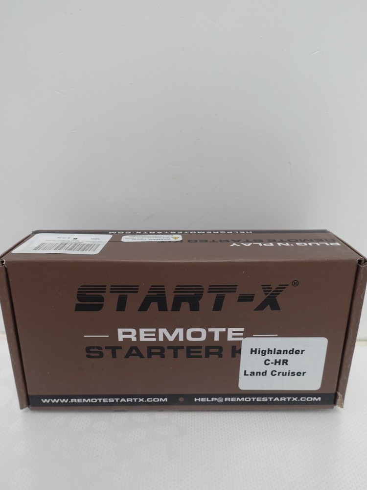 Start-X Remote Starter Kit for Highlander C-HR Land Cruiser, New