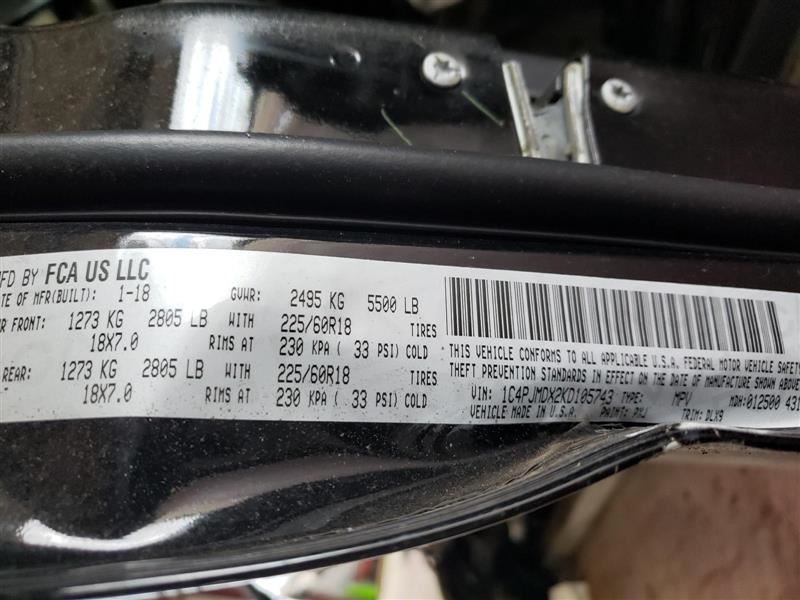 CHEROKEE 2019 Fob/Remote 5039898
