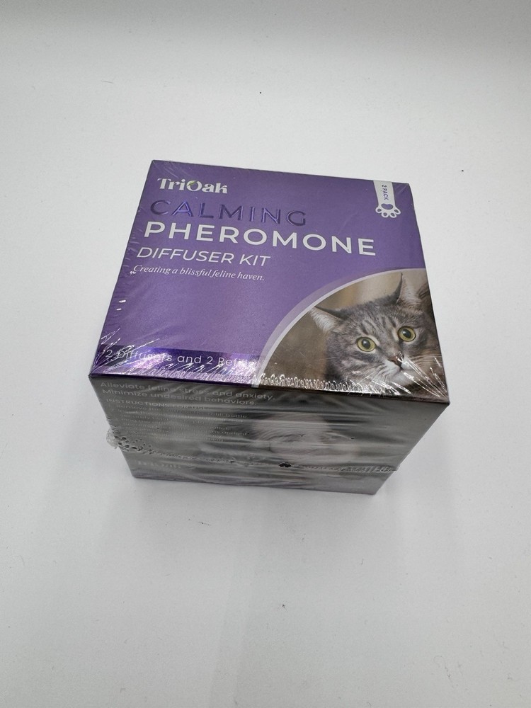 Cat Pheromones Calming Diffuser, Cat Calming Diffuser Starter Kit with Diffuser