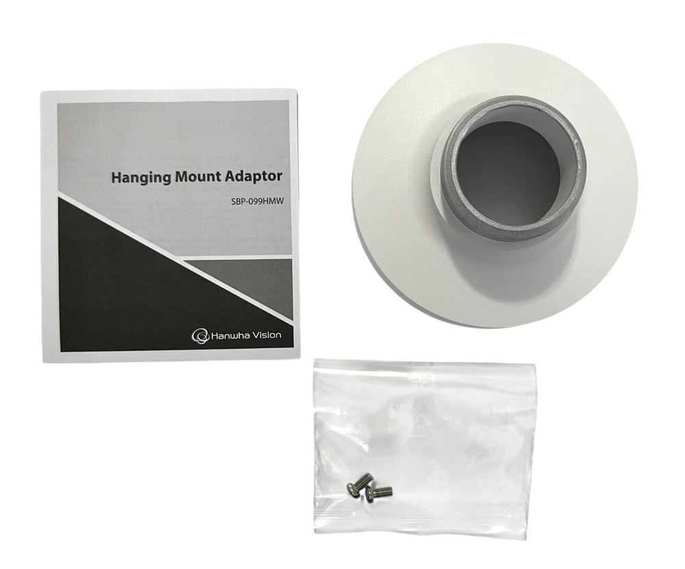 Hanwha SBP-099HMW Hanging Mounting Cap for Camera White