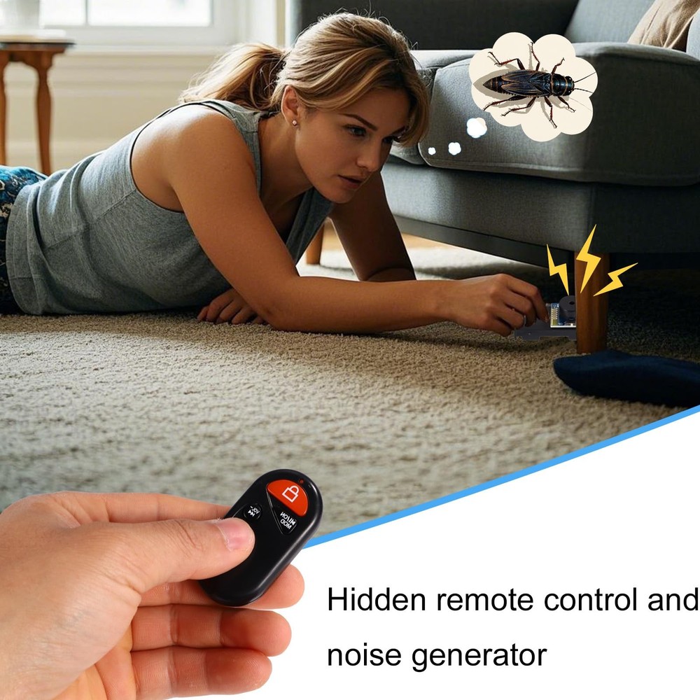 Black Cricket Noise Maker, Beeping Hidden Prank Maker Machine...