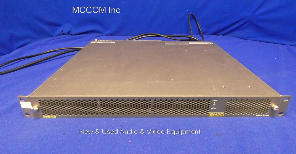 Evertz EMX1-FR Multiframe w/ EMX-FC Module, 2 PS
