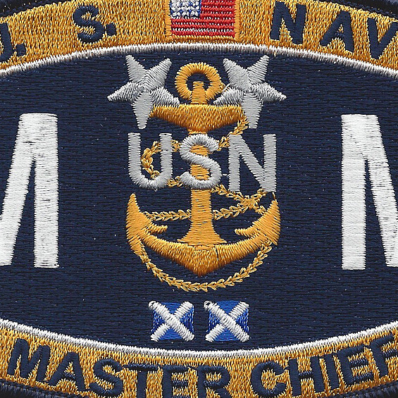 MMCM Master Chief Machinist Mate Rating Patch
