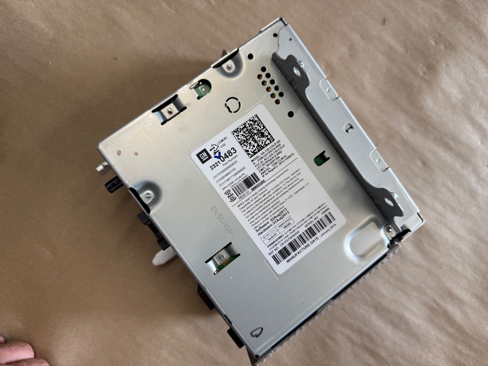 2014 Chevrolet Camaro SS MyLink Premium Radio Face Plate GM - OEM