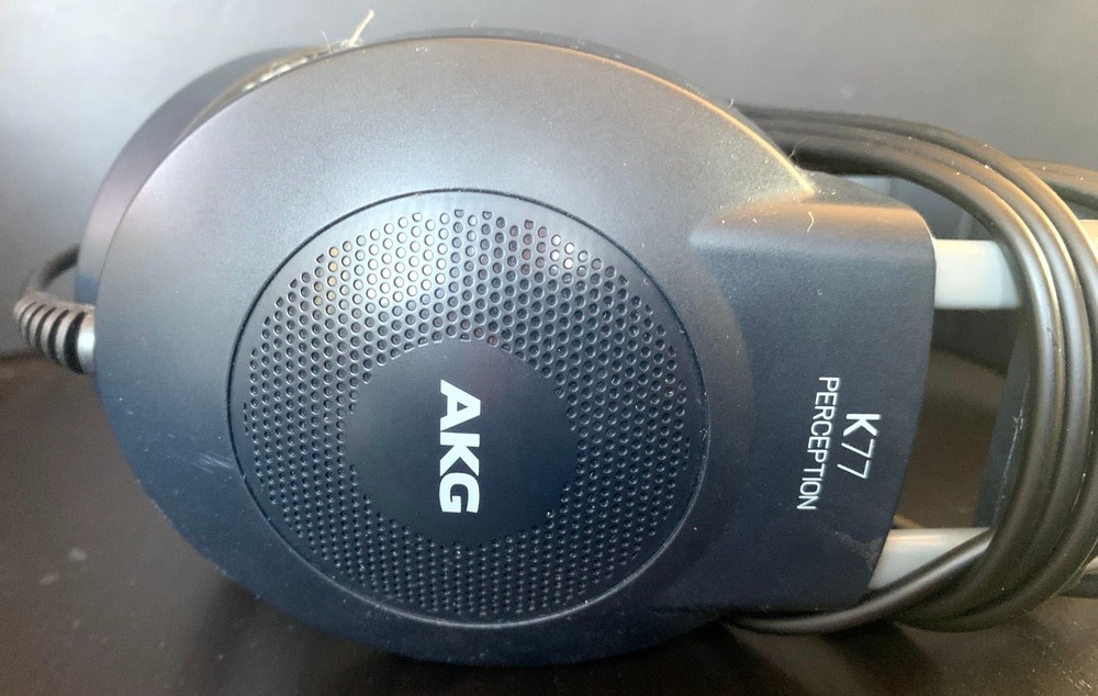 AKG K77 Perception Headphones Black and Grey Tested