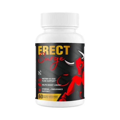 1-Pack Erect Surge - ErectSurge Male Performance Support - 60 Caps