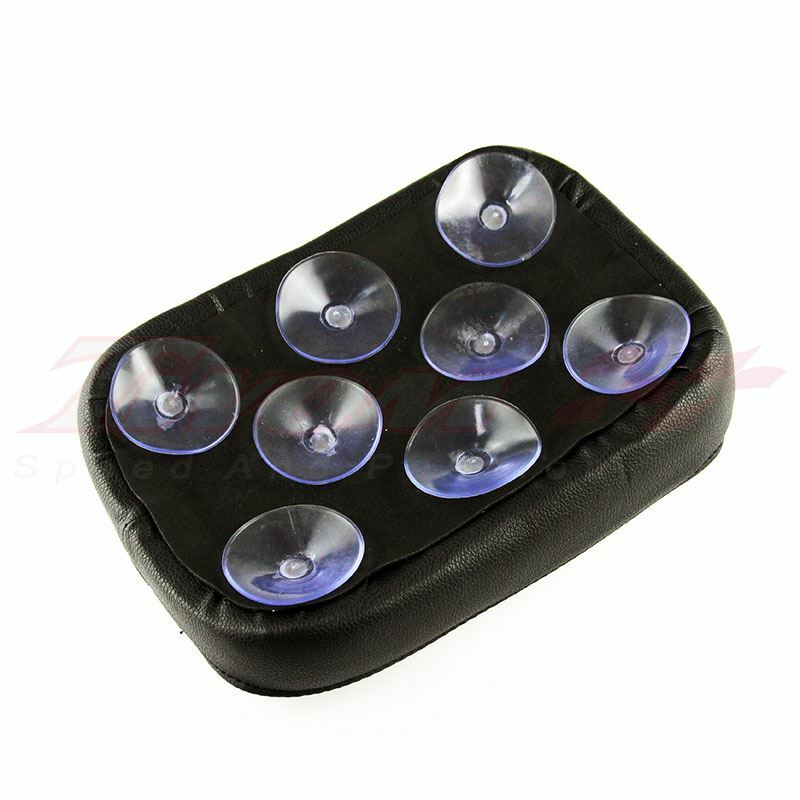 Rectangular Pillion Passenger Pad Seat 8 Suction Cup Pad For Harley Motorcycle
