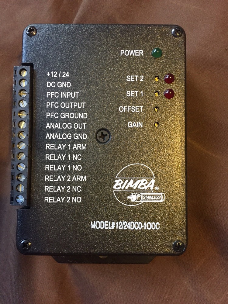 Split Core DC Current Transducer and Bimba 12/24VDC Controller