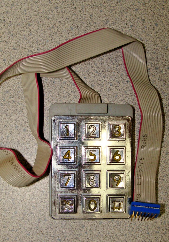 Sentex Telephone Entry System Infinity S M L Keypad Assembly with Cable Samwell