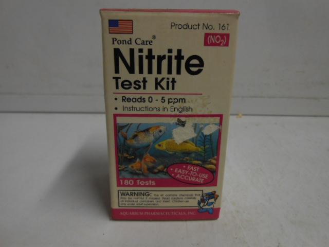 POND CARE NITRITE TEST KITS READS 0-5 PPM 180 TESTS