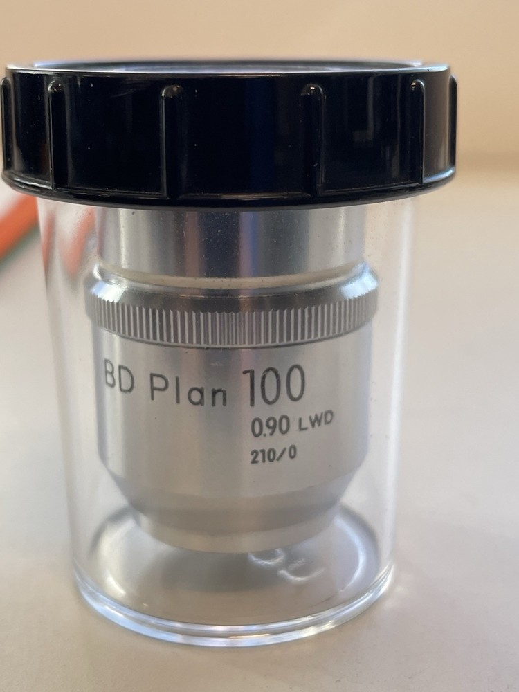 Microscope Lens Objective BD Plan 100-0.90 LWD 210/0 Microscope Accessory