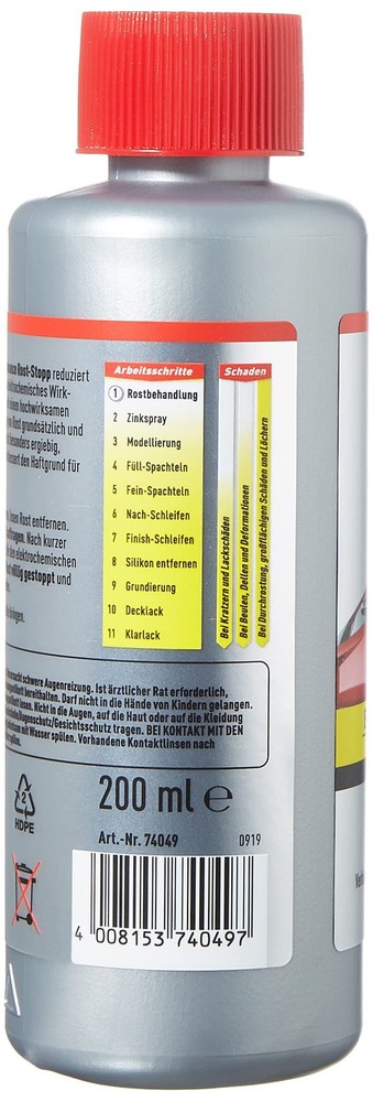 Rust Stop, 200 ml, Tanin Based Corrosion Protection, Long Lasting Rust Protection
